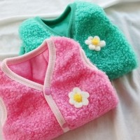 [멤버십 비밀가격][코코아허니] 플라워뽀글이조끼 [최저가]