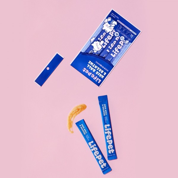 페오펫몰,[라이프펫][새해특가] 기호성 테스트 맛보기 고양이 헤어볼 영양제 기관지 호흡기 구토 츄르 4p