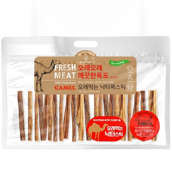 페오펫몰,[오래오래프로젝트] 깨끗한육포 오래먹는 낙타목 100g