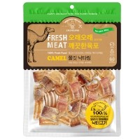 [오래오래프로젝트] 깨끗한육포 쫄깃 낙타 울대링 60g
