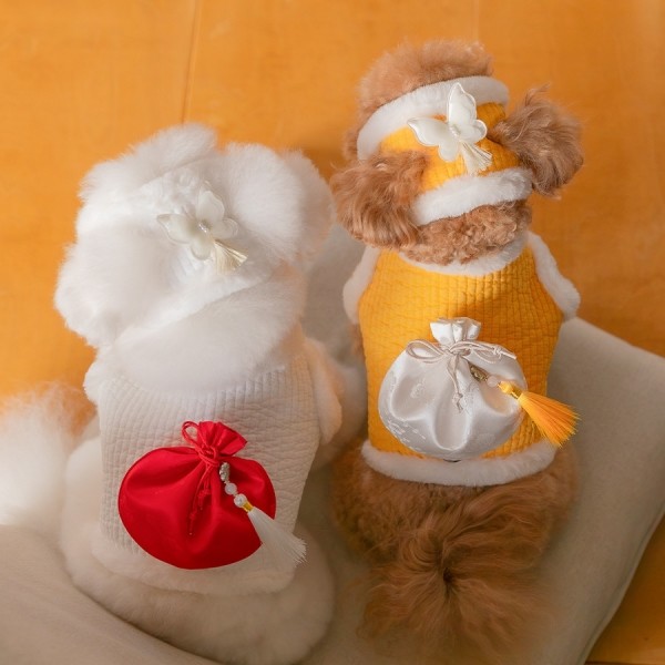 스캠퍼 한복 나비 귀도리 2color