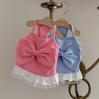 [멤버십 비밀가격][코코아허니] 리본도트레이스나시원피스 [최저가]