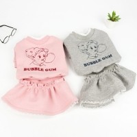 [멤버십 비밀가격][코코아허니] 버블껌맨투맨&버블껌치마 [최저가]