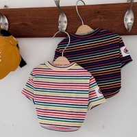 [멤버십 비밀가격][코코아허니] 무지개크롭티셔츠 [최저가]