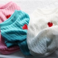 [멤버십 비밀가격][코코아허니] 하트뿅자수니트 [최저가]