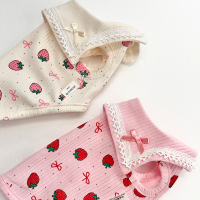 [고퀄리티]국내제작 귀여운 딸기 리본 패턴의 세라복 딸기세라티