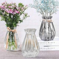 마켓플랜 크리스탈 유리 꽃 화병 2p