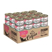 로얄캣피앙 참치+연어 80gX24개 고양이 캔