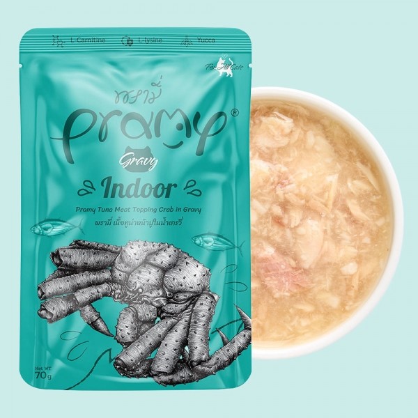 프라미 습식 파우치 간식 카밍 치킨살몬젤리 70g
