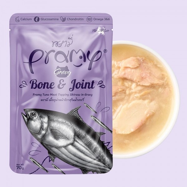 프라미 습식 파우치 간식 본앤조인트 튜나뱅어그레이비 70g