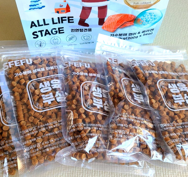 페오펫몰,[스페푸] 생육부심 소프트사료 1kg 연어+콜라겐