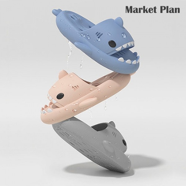 페오펫몰,[반려인혜택]마켓플랜 화장실 상어 EVA 욕실화