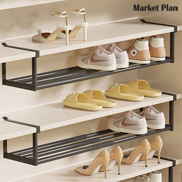 페오펫몰,[반려인혜택]마켓플랜 스트롱 길이조절 다용도 신발 수납선반