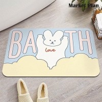 [반려인혜택]마켓플랜 카툰 빨아쓰는 규조토 발매트