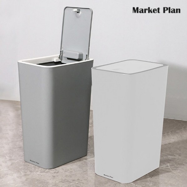 페오펫몰,[반려인혜택]마켓플랜 심플라인 대용량 원터치 쓰레기통