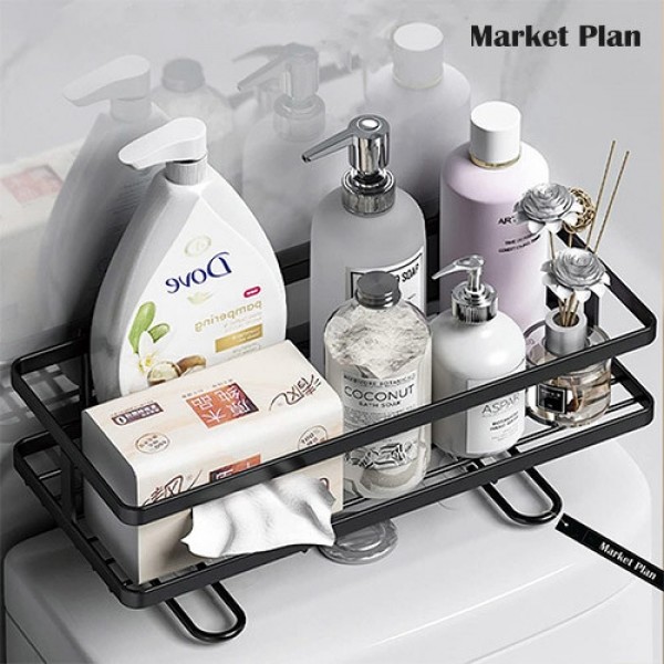 [반려인혜택]마켓플랜 공간활용 욕실 무타공 변기선반