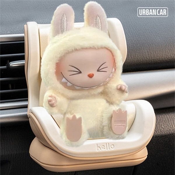 [반려인혜택]어반카 차량용 라부부 인형 카시트 거치대
