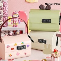 [반려인혜택]마켓플랜 래빗 비밀번호 저금통 보관함