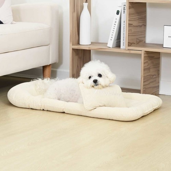 페오펫몰,폼포라펫 코듀로이 라이너 세트 클래식 디럭스 펫웨건 애견 강아지 유모차 개모차 대형견 쿠션 방석