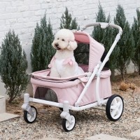 폼포라펫 디럭스 웨건 중형견 대형견 유모차 (보관커버 사은품 증정)