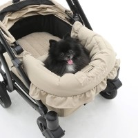 폼포라펫 프릴 범퍼 가드 클래식 디럭스 펫웨건 애견 강아지 유모차 개모차 쿠션