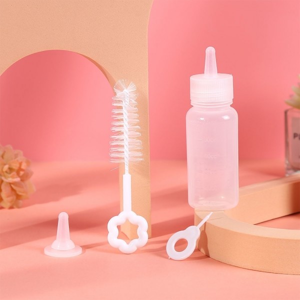 페오펫몰,크레용펫 고양이 강아지 젖병 분유 수유 세트 반려동물용 60ml