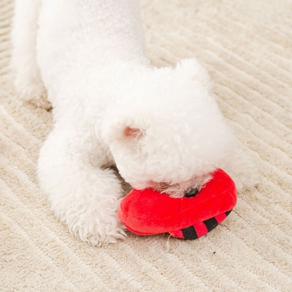 페오펫몰,크레용펫 강아지 소리나는 장난감 슬리퍼 삑삑이