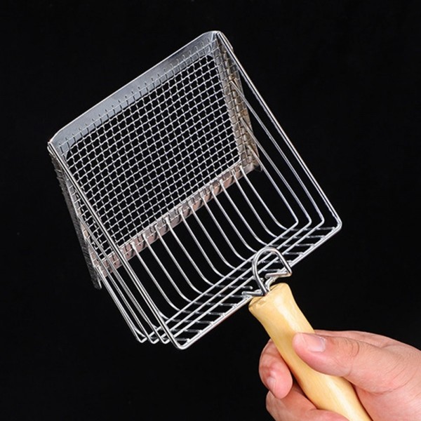 페오펫몰,크레용펫 고양이 모래삽 똥삽 촘촘삽 스텐 벤토나이트 두부모래 삽