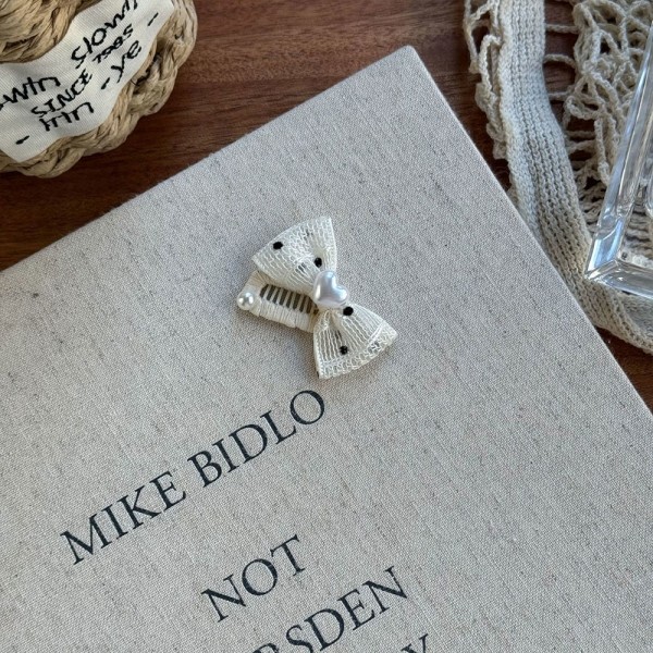 페오펫몰,크레용펫 프리미엄 화이트라인 머리핀 5종