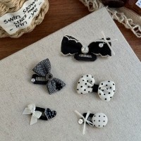 크레용펫 프리미엄 블랙라인 머리핀 5종