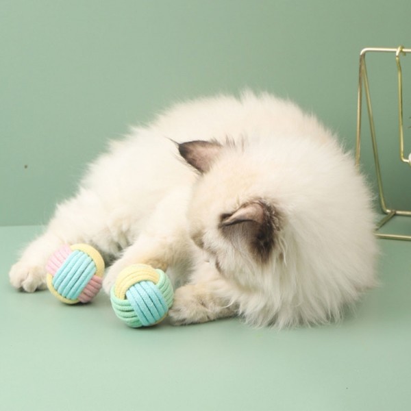 페오펫몰,크레용펫 품에쏙 마카롱 캣닢 공 장난감 5cm