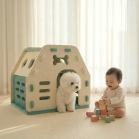 크레용펫 코지 폼 하우스 대형 강아지 집