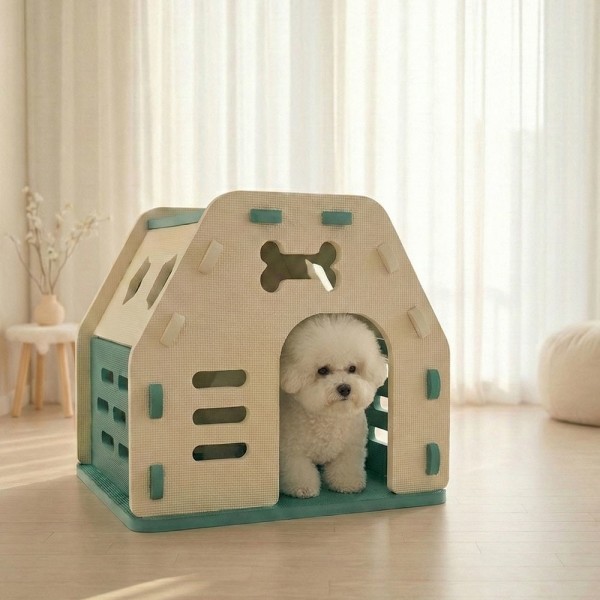 페오펫몰,크레용펫 코지 폼 하우스 대형 강아지 집