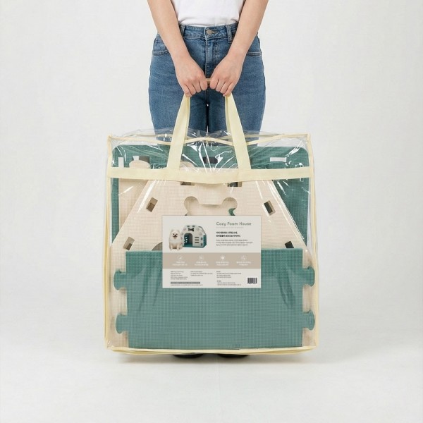 페오펫몰,크레용펫 코지 폼 하우스 대형 강아지 집