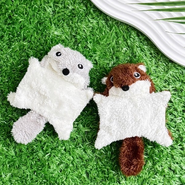 페오펫몰,크레용펫 날다람쥐 바스락 인형 2종