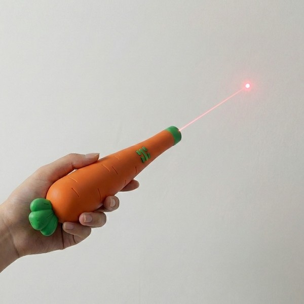 페오펫몰,크레용펫 당근과 채찍 광섬유 2in1 고양이 레이저 낚시대