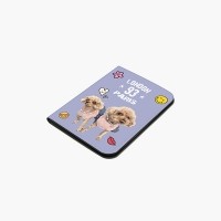 [엔젤드로잉] 반려동물 강아지 고양이 사진 그림 커스텀 주문제작 한지 가죽 여권 케이스