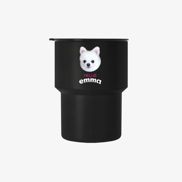 페오펫몰,[반려인혜택]반려동물 강아지 고양이 사진 그림 커스텀 주문제작 데일리 텀블러 (350ml)