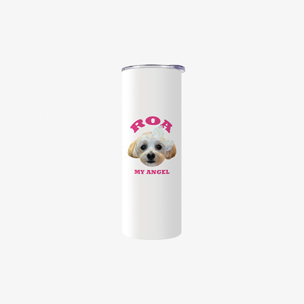 페오펫몰,[반려인혜택]반려동물 강아지 고양이 사진 그림 커스텀 주문제작 스탠다드 텀블러 (600ml)