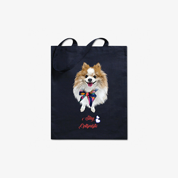 페오펫몰,반려동물 강아지 고양이 사진 그림 커스텀 주문제작 린넨 에코백