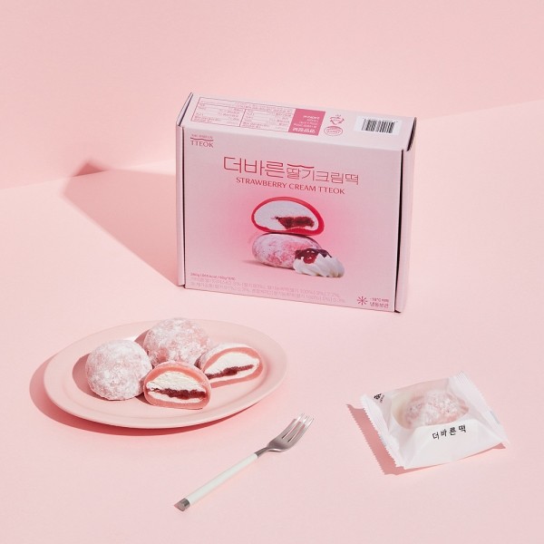 페오펫몰,[더바른떡] 딸기크림떡 360g