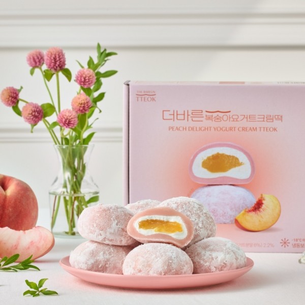 페오펫몰,[감사특가][더바른떡] 복숭아요거트크림떡 360g