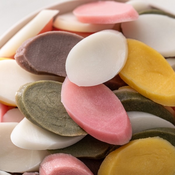 페오펫몰,[감사특가][더바른떡] 1+1 오색떡국떡 550g+550g