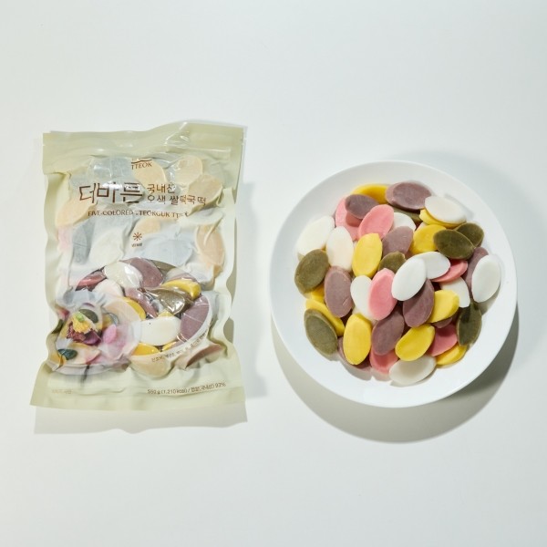 페오펫몰,[감사특가][더바른떡] 1+1 오색떡국떡 550g+550g