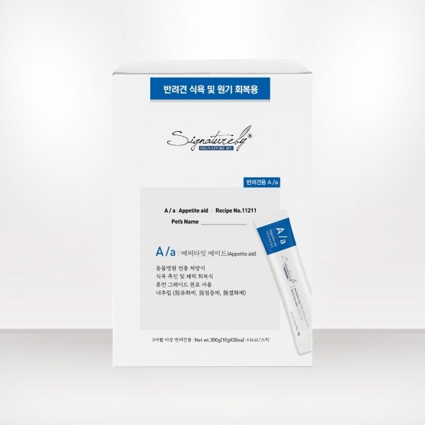 페오펫몰,[시그니처바이] 독 A/a 식용회복 대용량 스틱 10g*30p