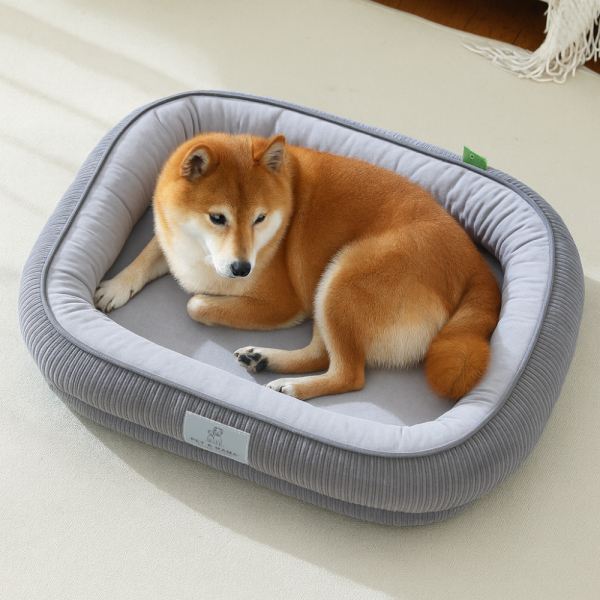 페오펫몰,[펫앤마마] 강아지 방석 쿠션 3종 (그레이/그린/브라운) M~2XL