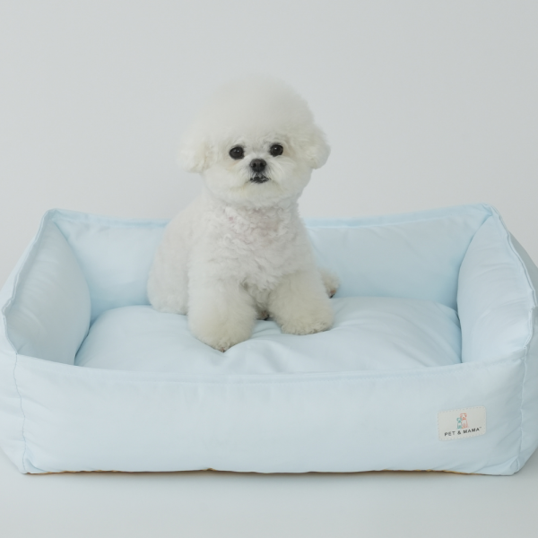 페오펫몰,[펫앤마마] 파스텔 강아지 방석 쿠션 3종 (라이트블루/라이트핑크/라이트옐로우) M~XL