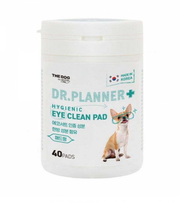 페오펫몰,[더독] 닥터플래너 하이제닉 아이 클린 패드 (40p) [최저가]