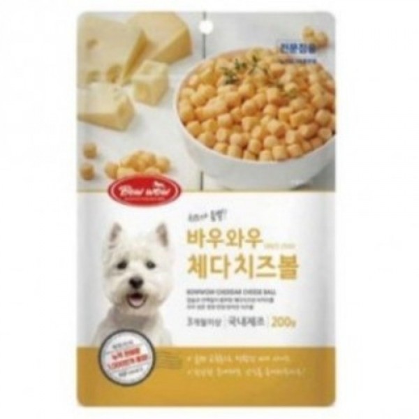 페오펫몰,[멤버십 비밀가격] [바우와우] 치즈볼 200g [반려동물]