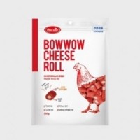 [멤버십 비밀가격] [바우와우] 치킨치즈롤 200g [반려동물]